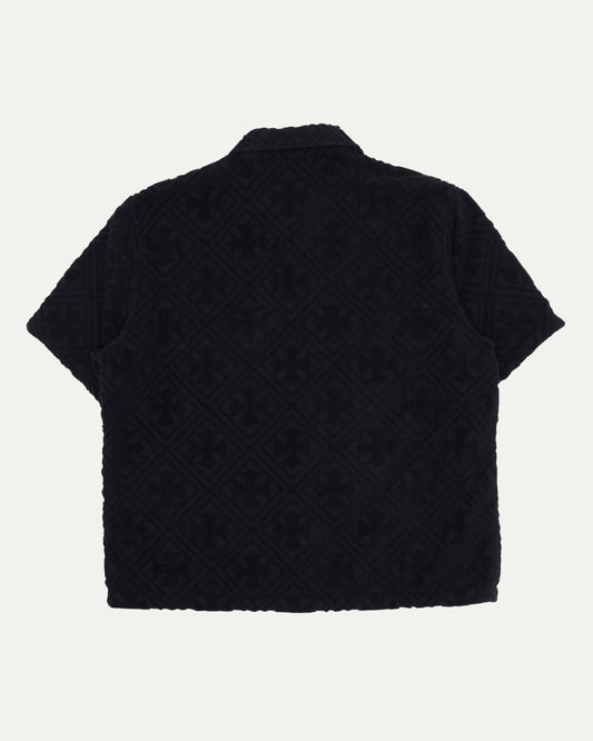 Terry Cloth Short Sleeve Shirt