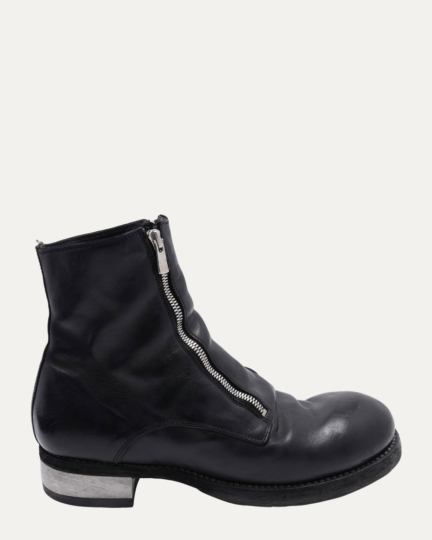 GR07FZI Full Grain Leather Double Front Zip Boots