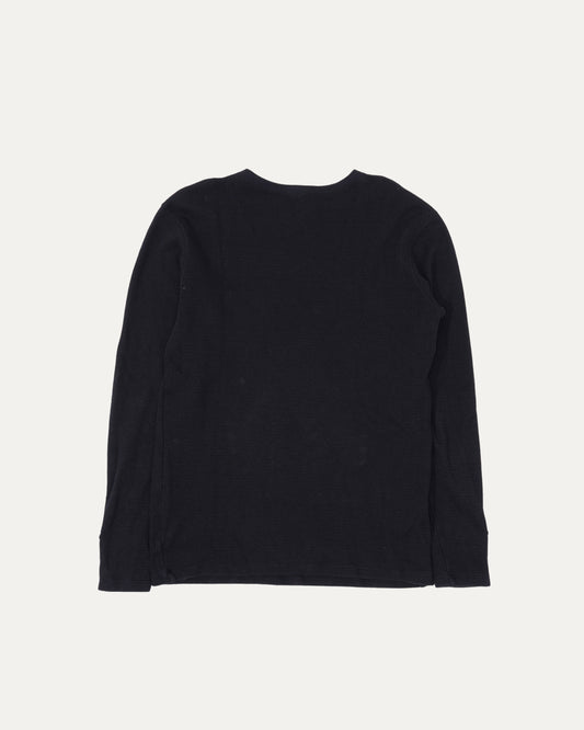 Vintage Cross Patch Long Sleeve Thermal Shirt