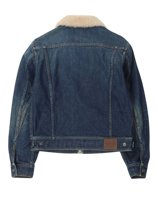 Shearling Denim Jacket