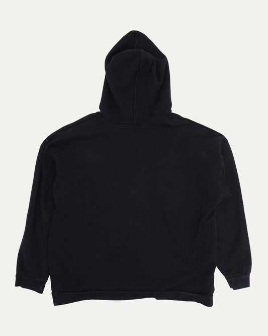 Embroidered Vertical Logo Hoodie