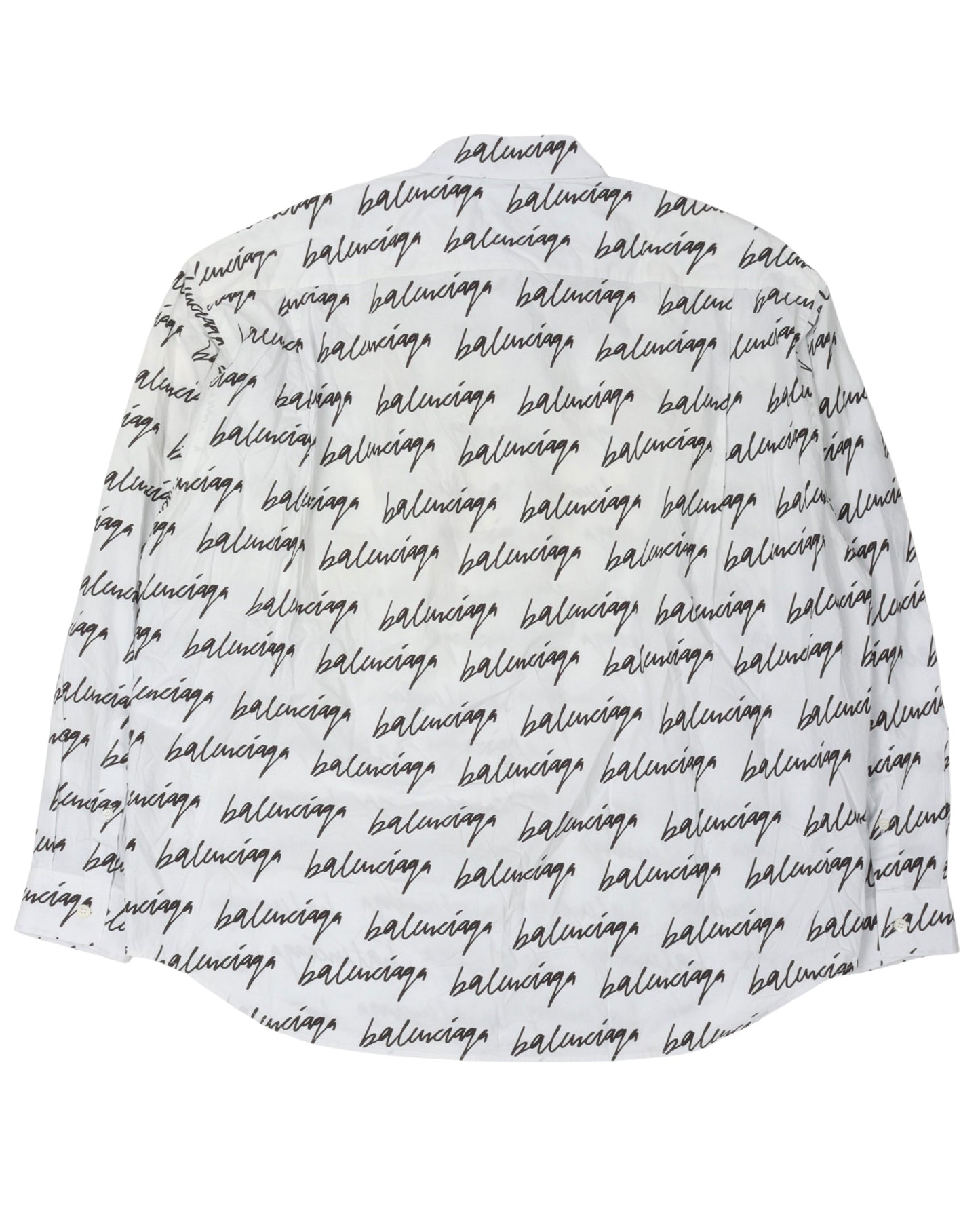 Script Monogram Button Up Shirt