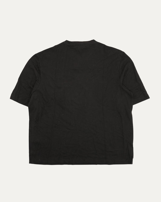 Leather Applique Pocket T-Shirt
