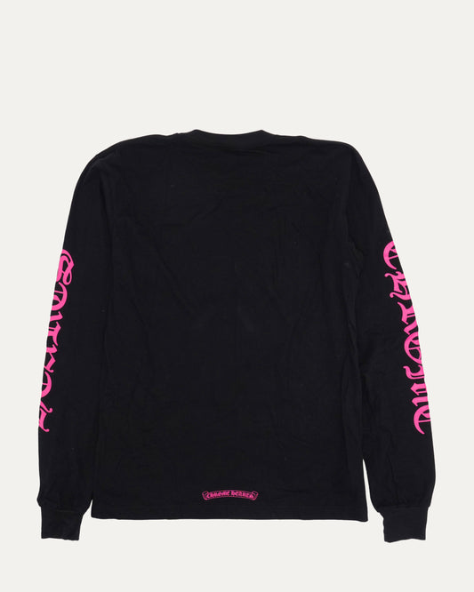 Long Sleeve Neck Logo T-Shirt