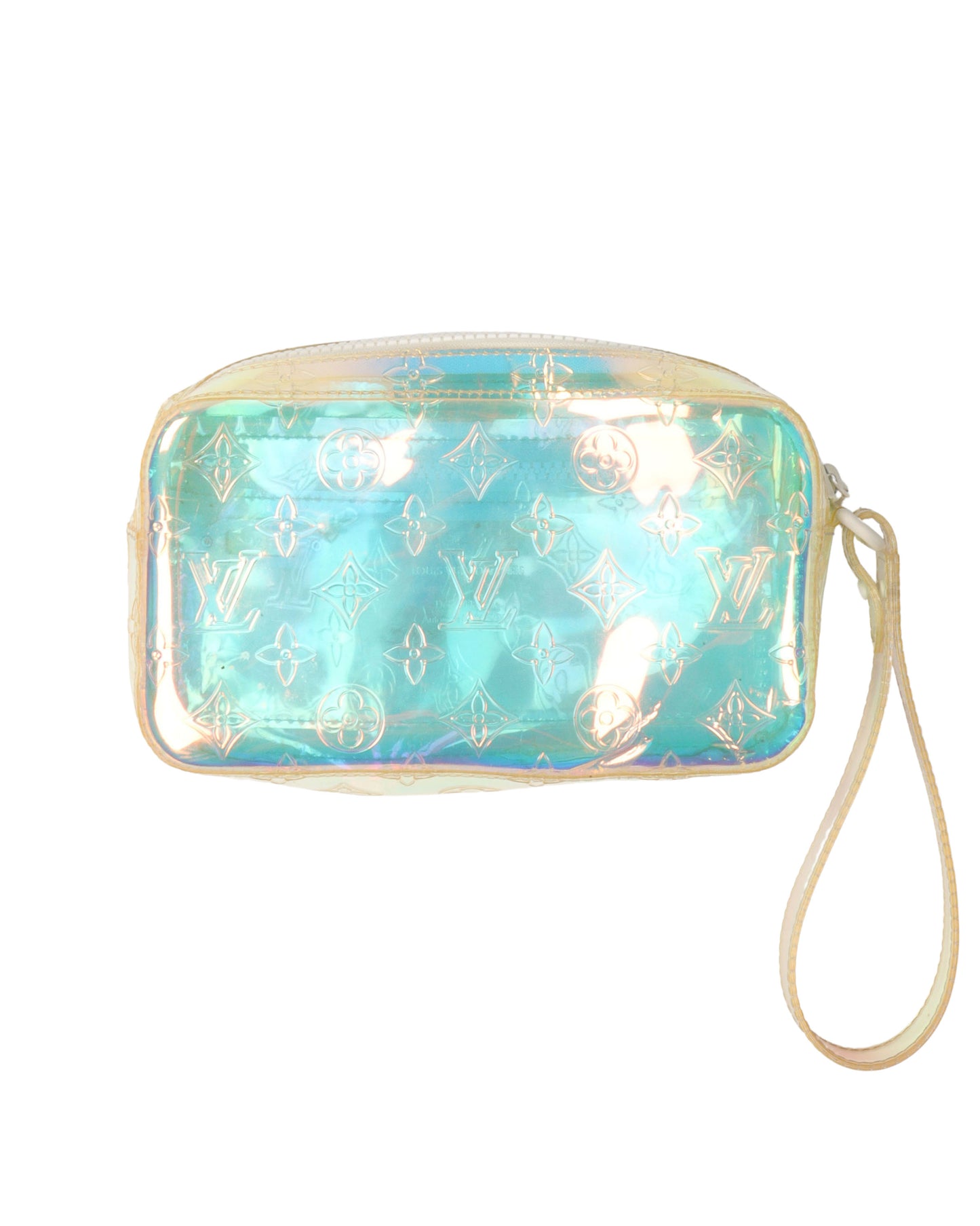 PVC Monogram Pochette Volga Iridescent Prism