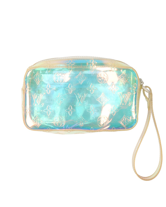 PVC Monogram Pochette Volga Iridescent Prism