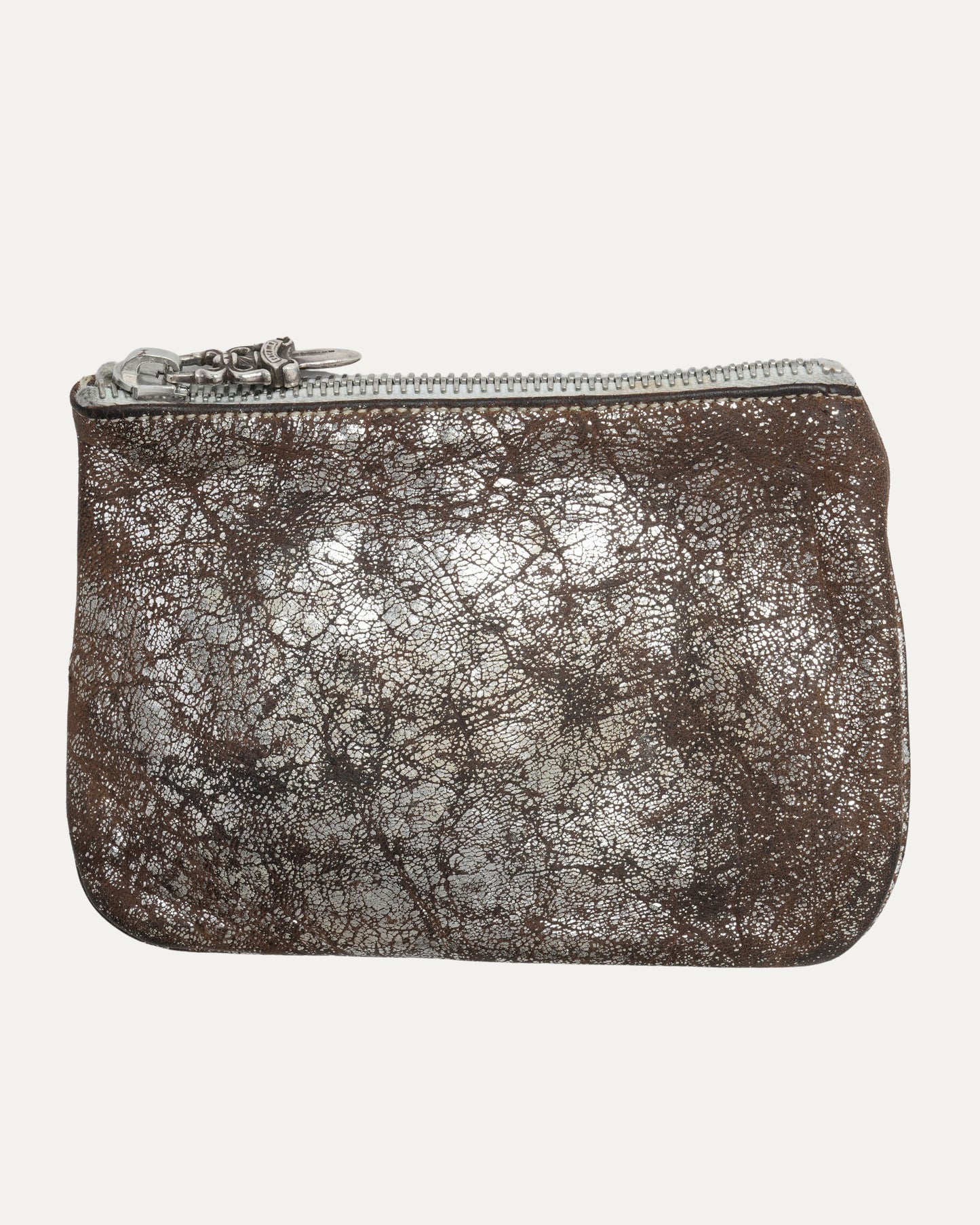 Cross Patch Zip Wallet