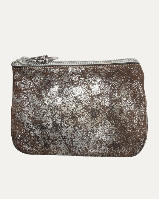 Cross Patch Zip Wallet