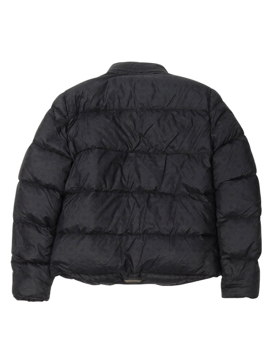 Tonal Monogram Puffer Jacket with Packable Hood