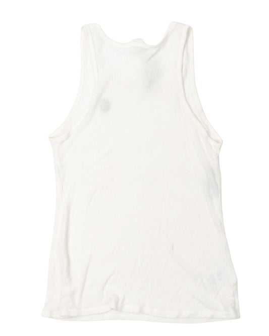 Cropped Eyechart & Dagger Logo Tank Top