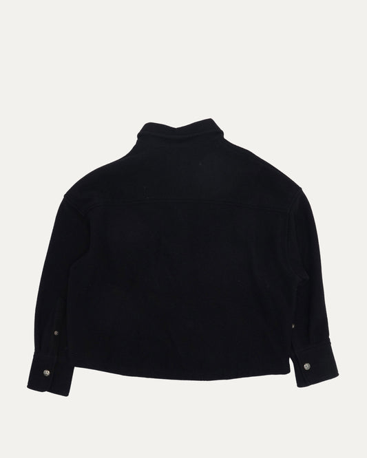 Cropped Wool Work Dog Shirt