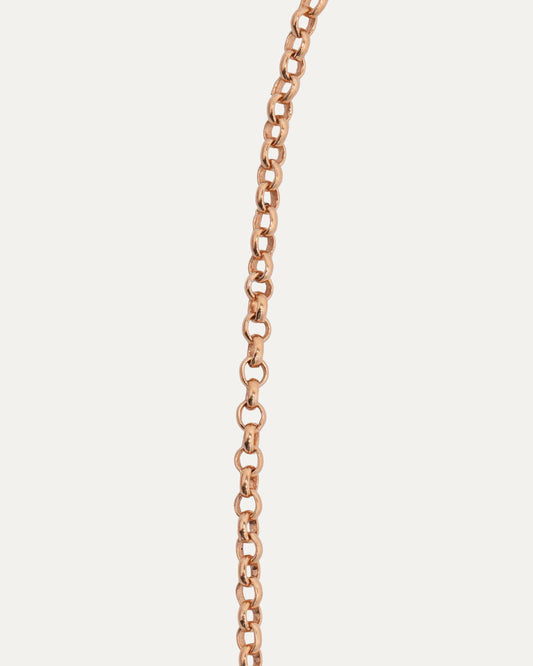 Gold Roll Chain Necklace