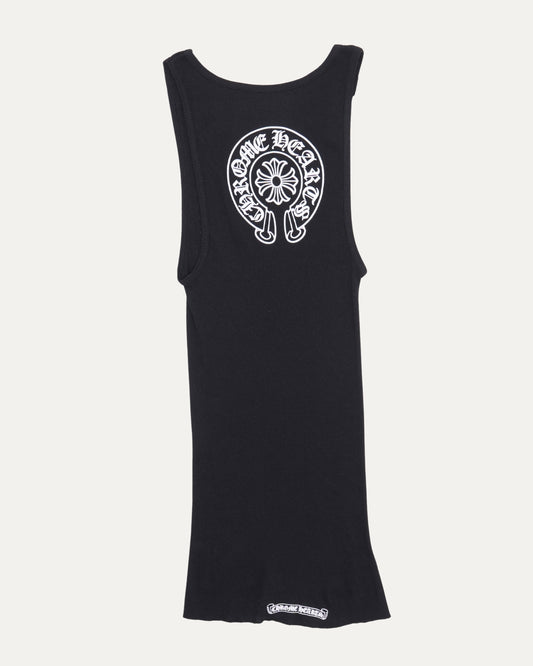 Horseshoe Logo Ribbed Tank Top
