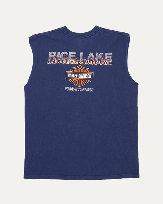 Harley Davidson Rice Lake, Wisconsin "That's the Ticket" Cut Off Tank Top