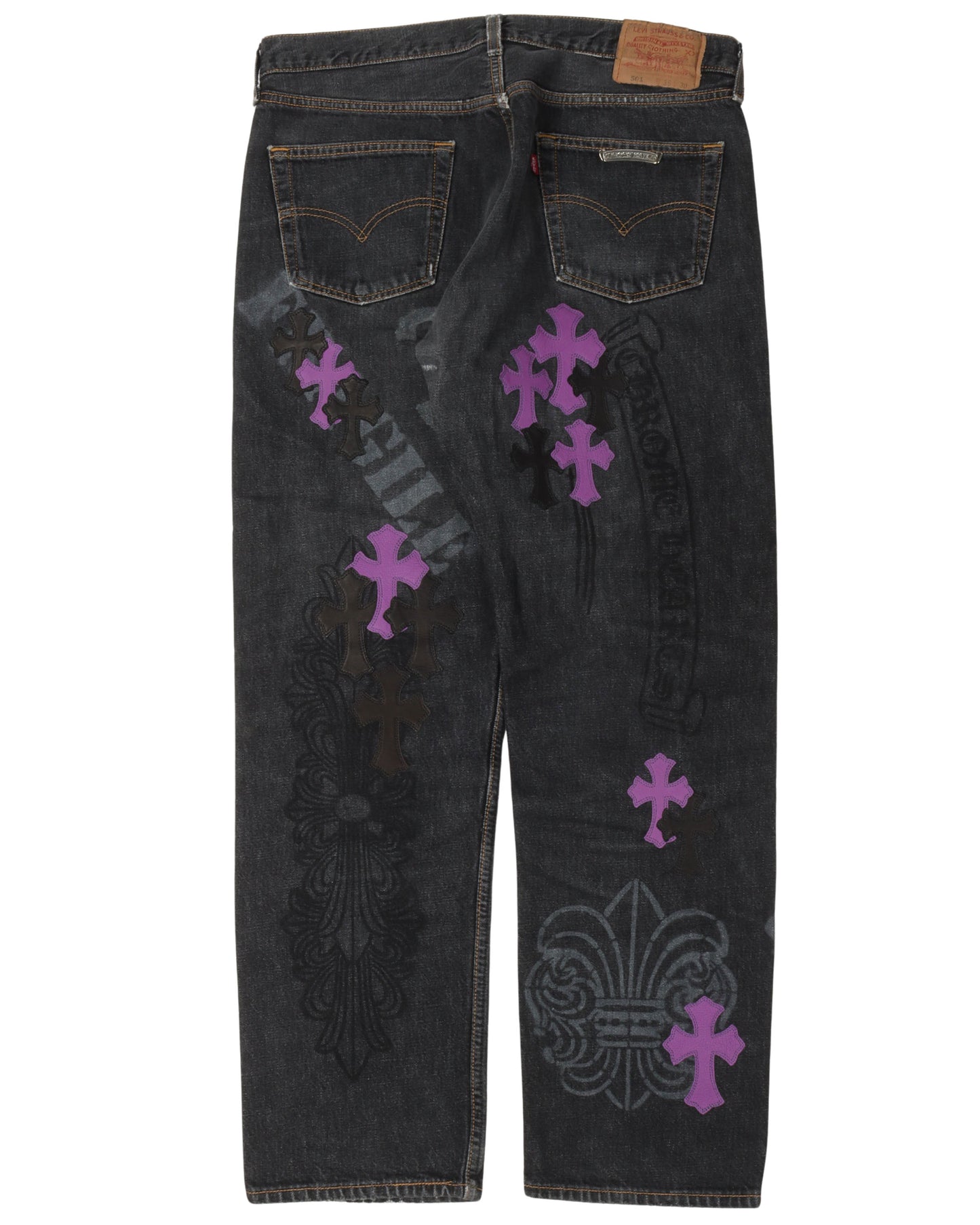 Online Exclusive Levi's Cross Patch Stencil Jeans
