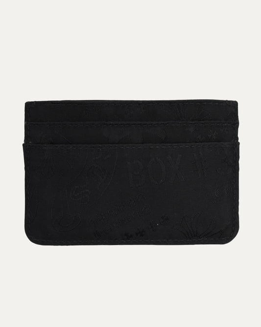 Nylon Stencil Scroll Embellished Cardholder