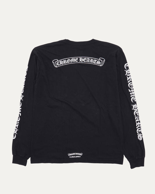 Scroll Logo Pocket Long Sleeve T-Shirt