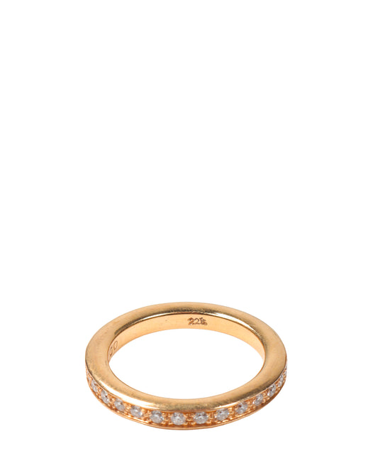 22k Gold Diamond Spacer Ring