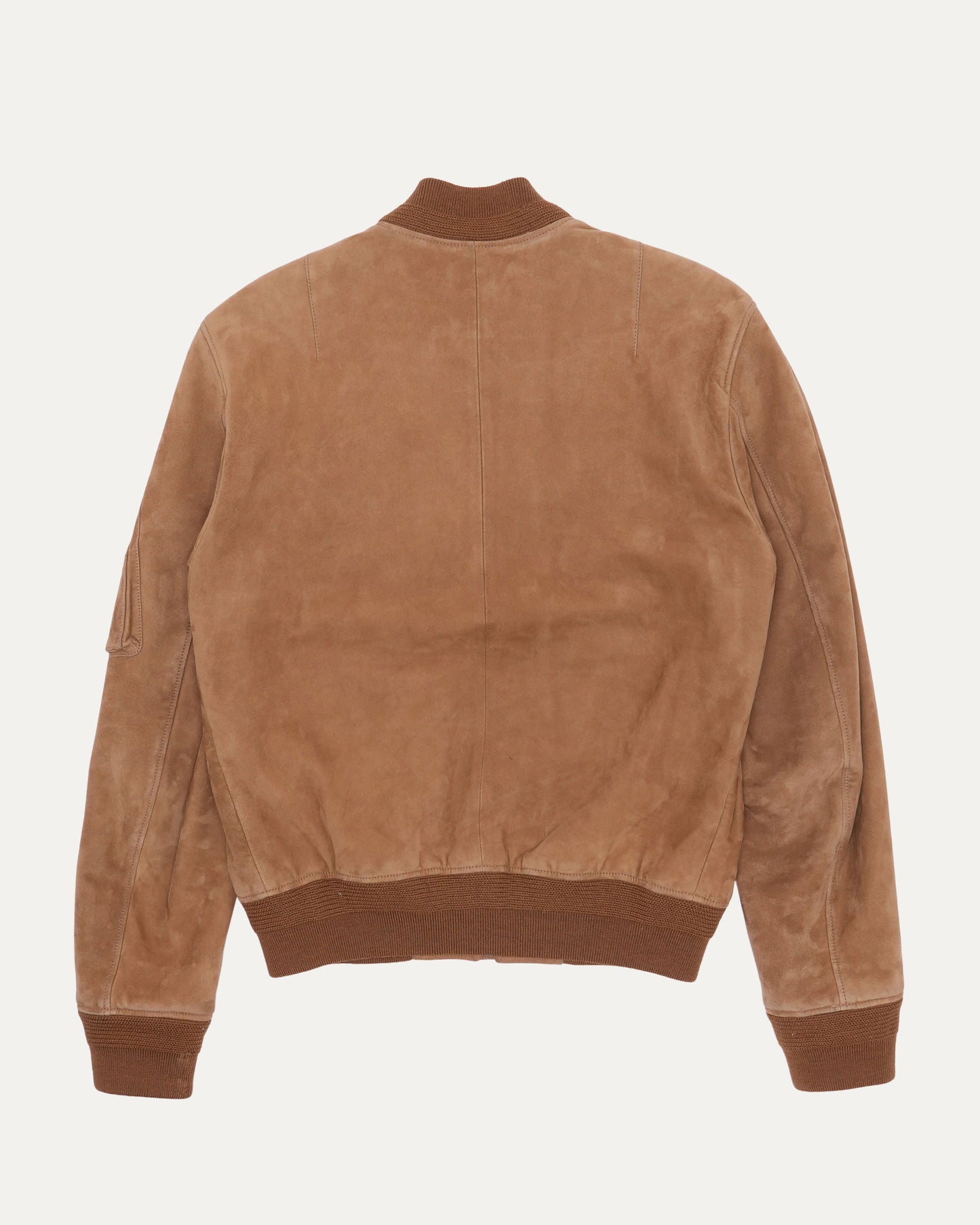 Suede Bomber Jacket