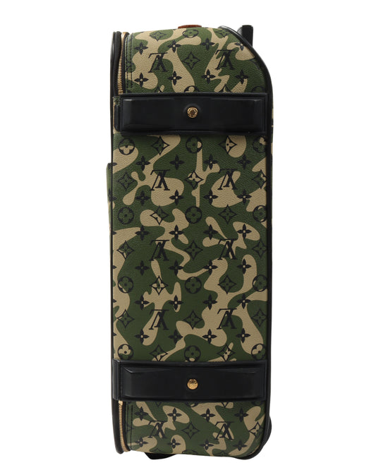 Takashi Murakami "Pegase 60" Monogramouflage Roller Suitcase