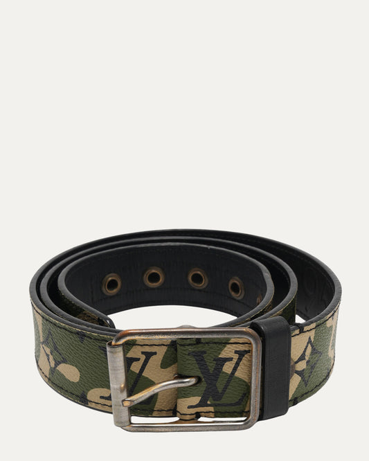 Takashi Murakami Monogramouflage Belt