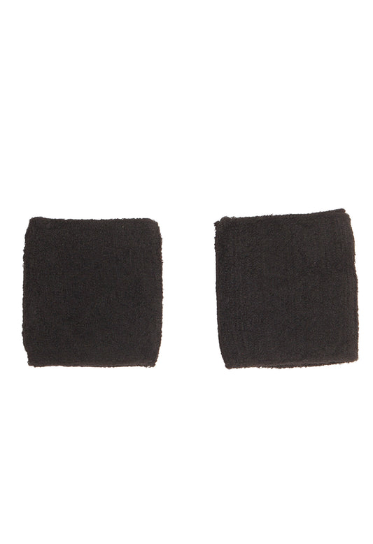 Rolling Stones Leather Patch Wrist Sweatbands