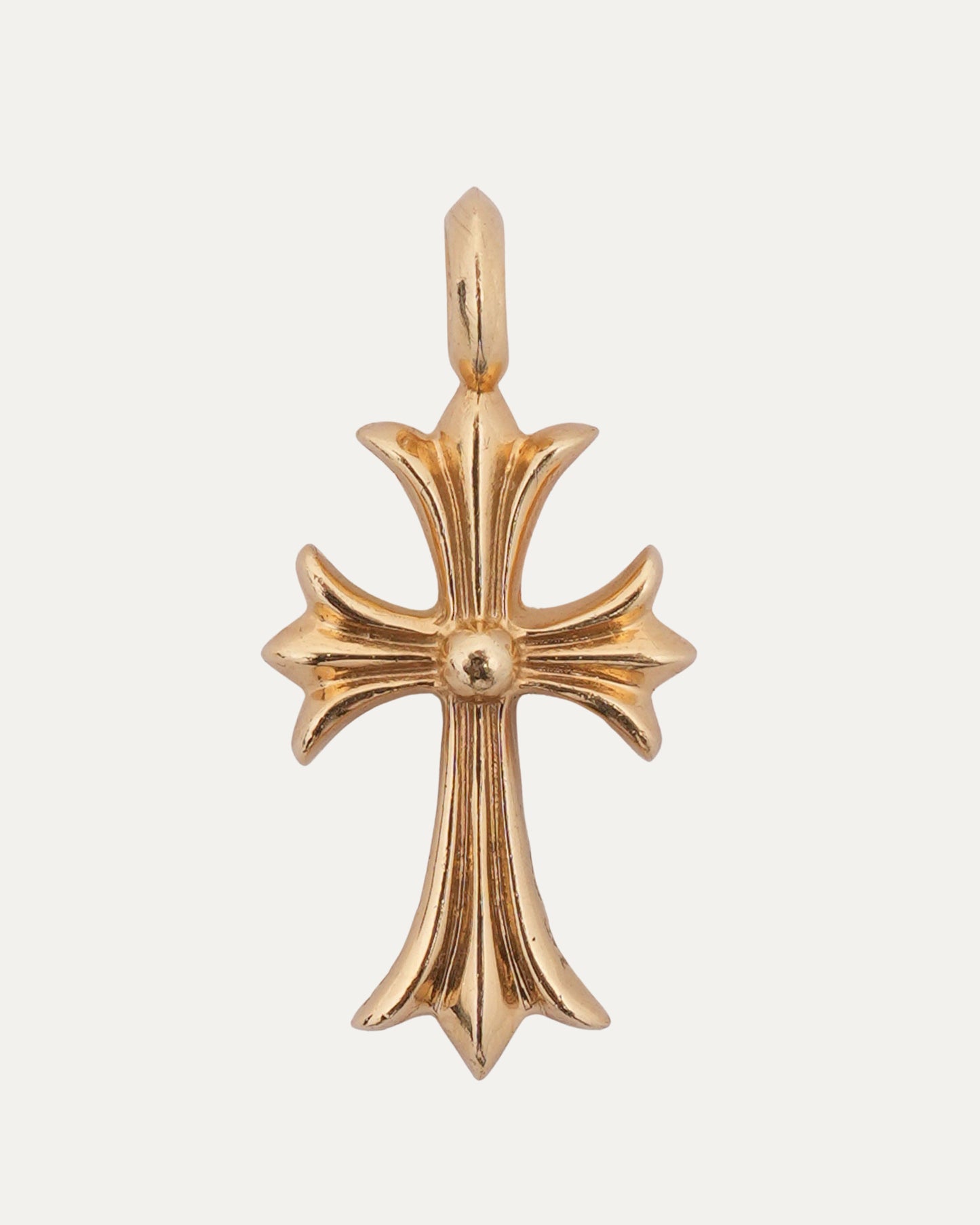 Gold Emerald Tiny Fat Pendant