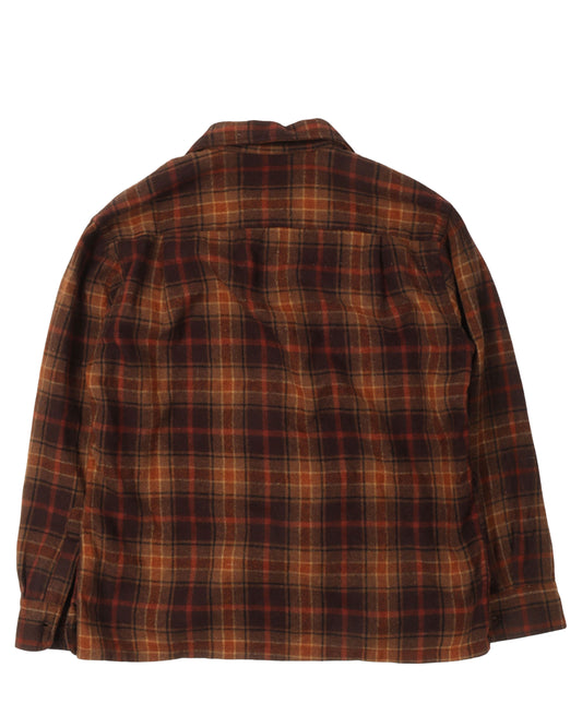 Montgomery Ward Wool Blend Flannel Shirt