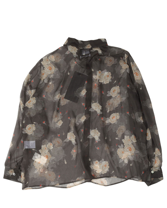 Transparent Floral Shirt