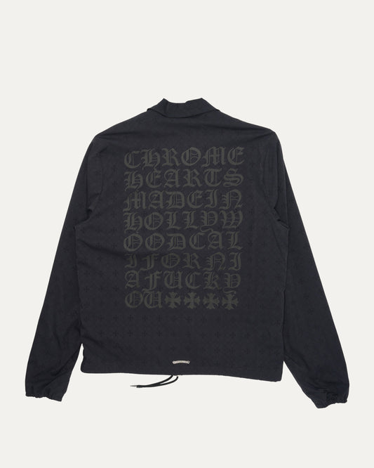 Eyechart Logo Monogram Coach Jacket