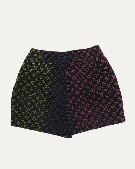 Gradient Monogram Mesh Shorts