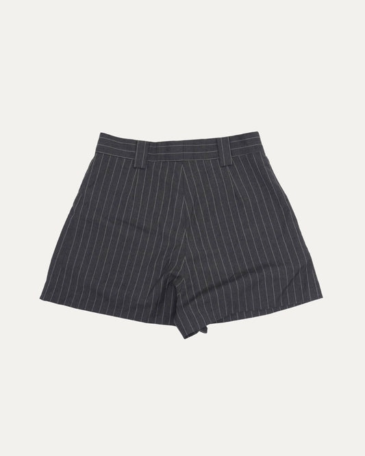 Pinstripe Tailored Shorts