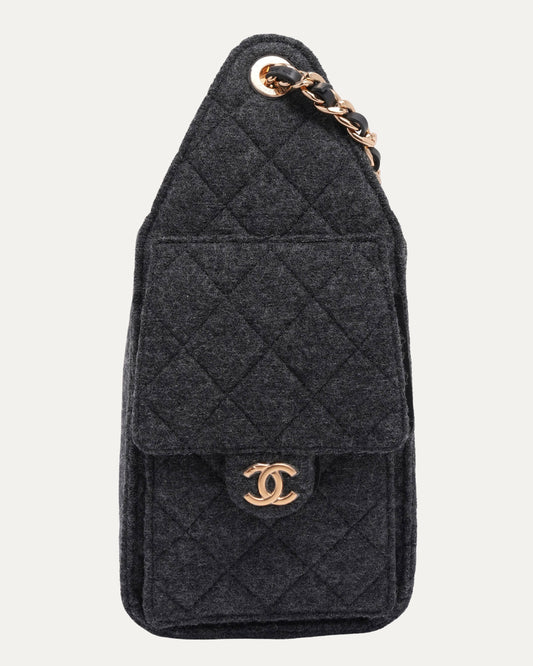 Felt Quilted Mini 25 Hobo Bag