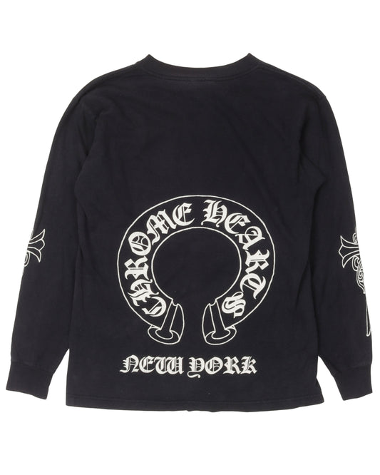 Horseshoe Logo NYC Long Sleeve T-Shirt