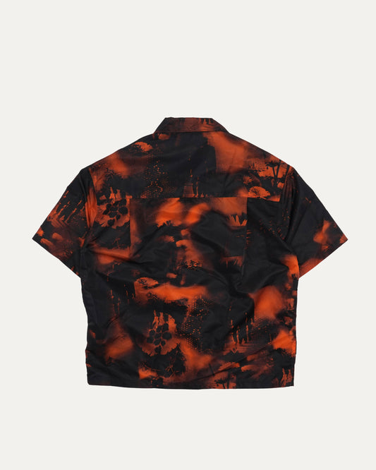 Floral Print Re-Nylon Shirt
