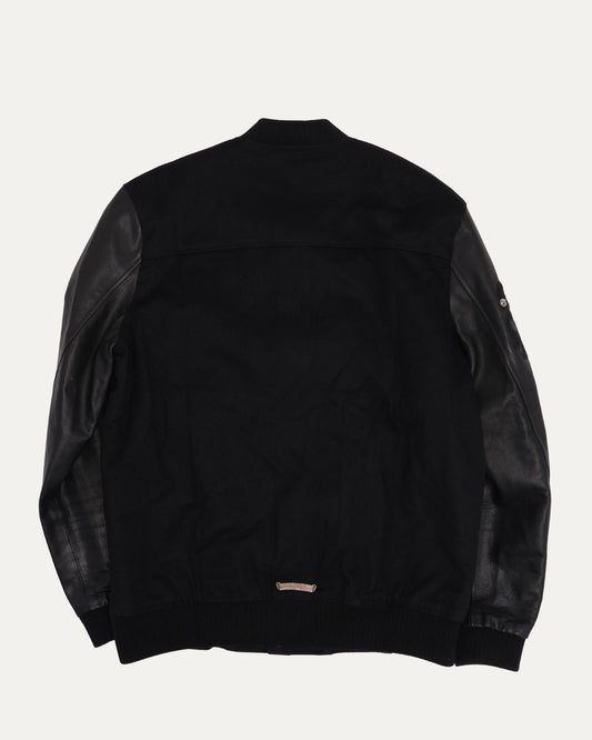 Cashmere Cross Patch Varsity Jacket