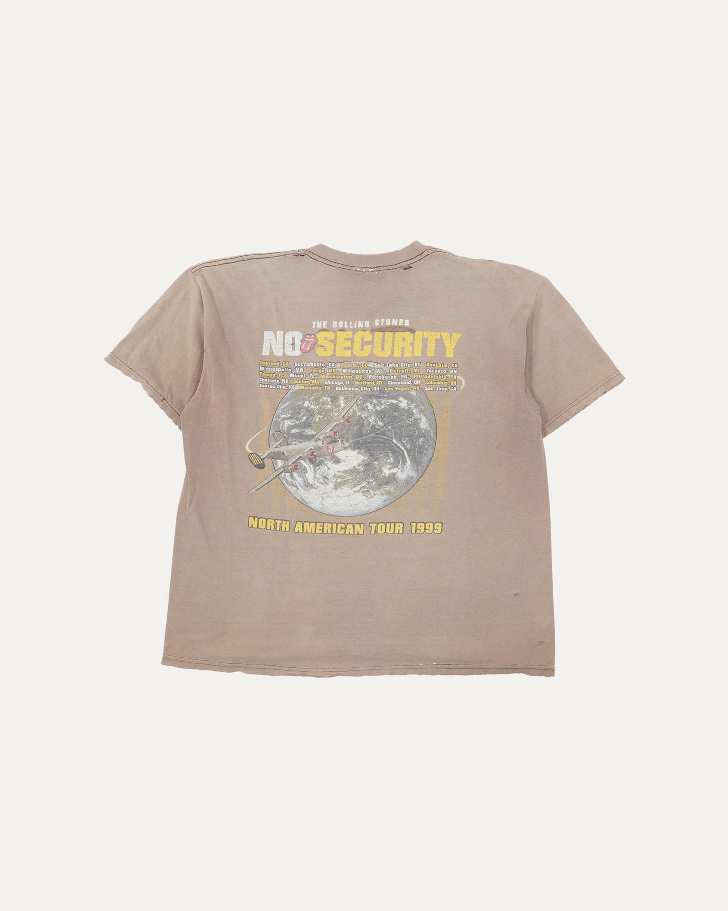 The Rolling Stones 1999 No Security Tour T-Shirt