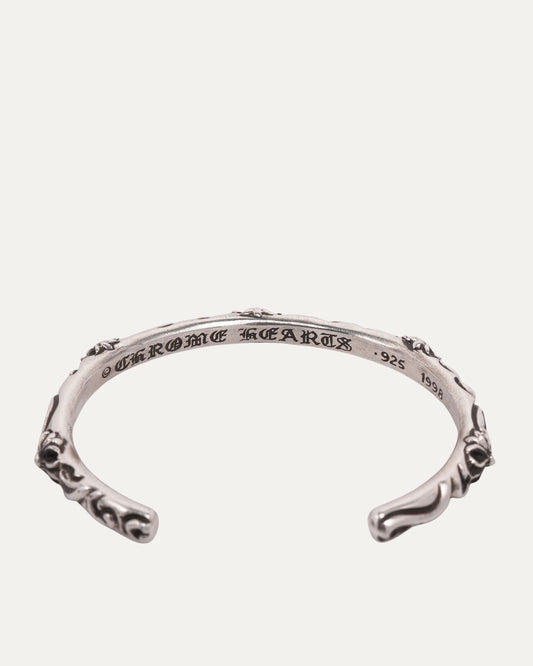 Scroll Plus Cross Bangle