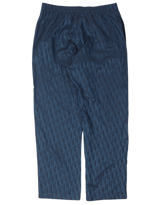 Silk Blend Oblique Monogram Pants
