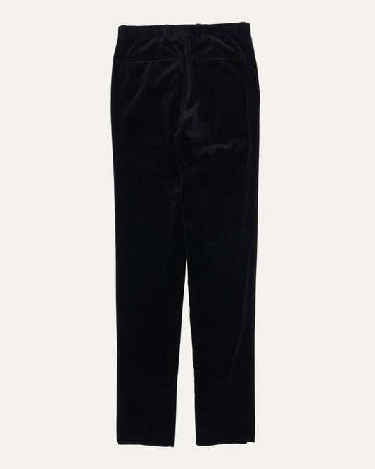 Slim Fit Velvet Trousers