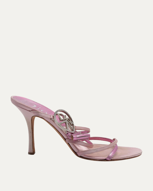 SS 2005 Pink Peace Sign Heels