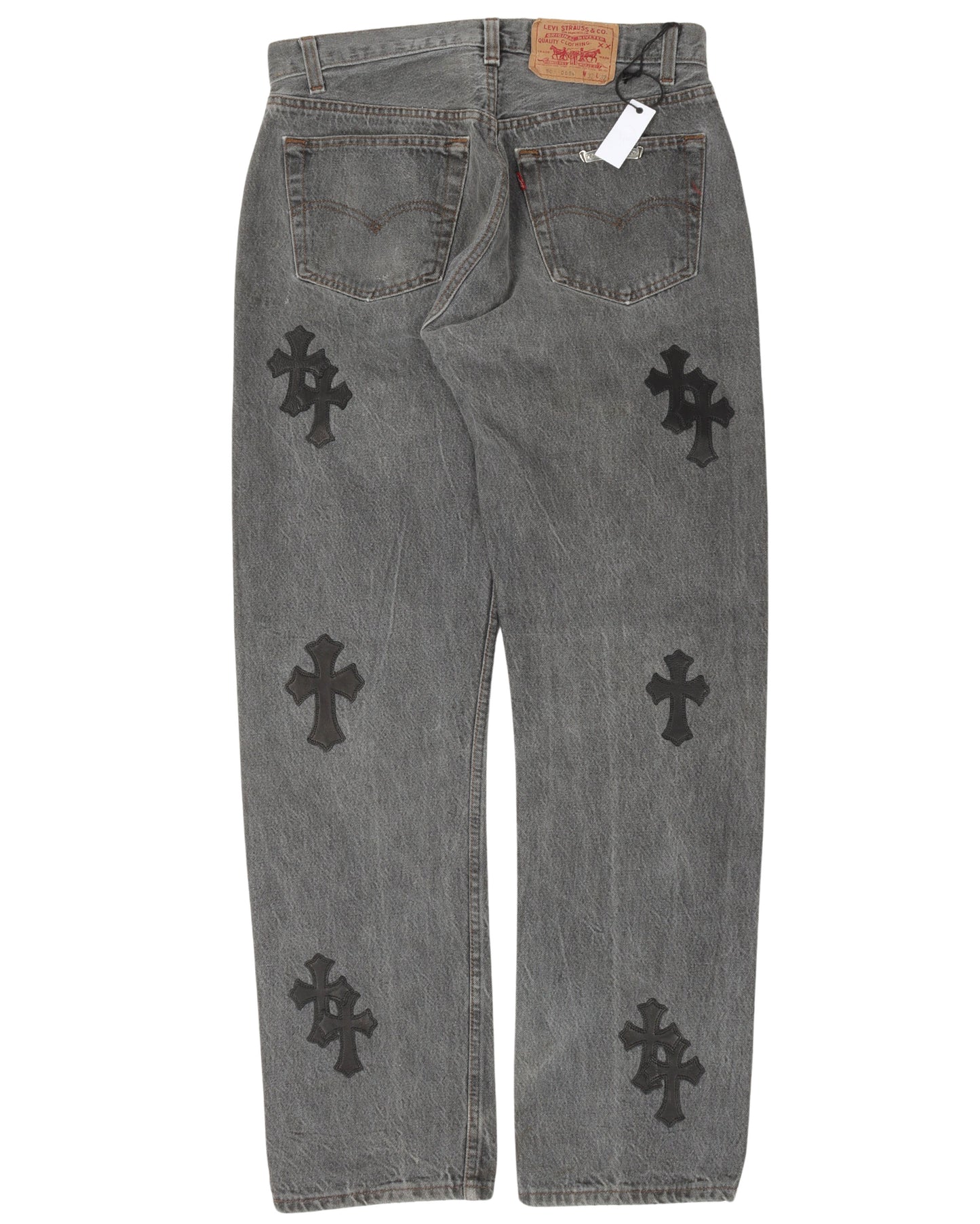 Levi's Leather Cross Patch Jeans