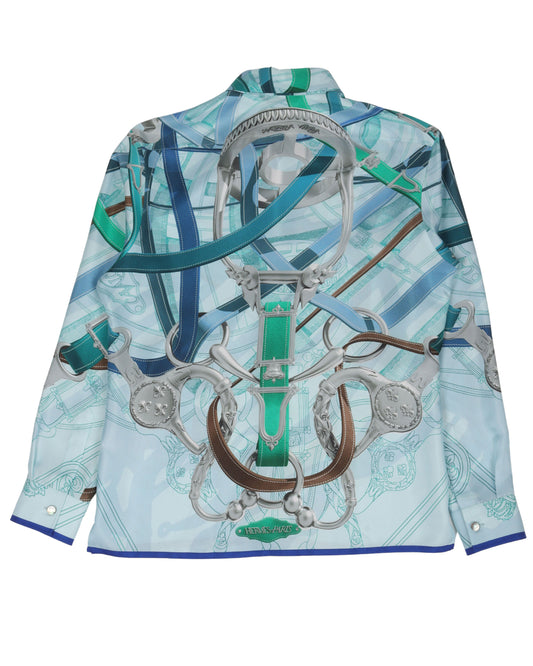 Silk Scarf Shirt