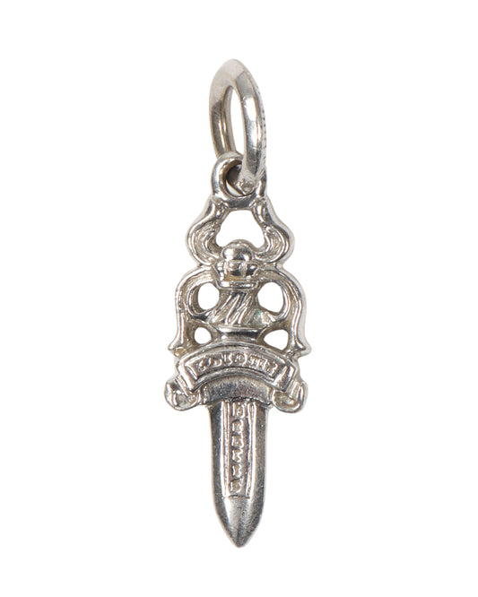 White Gold Diamond Dagger Pendant