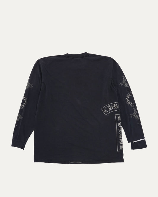 Vintage Glow in the Dark T-Bar Long Sleeve T-Shirt