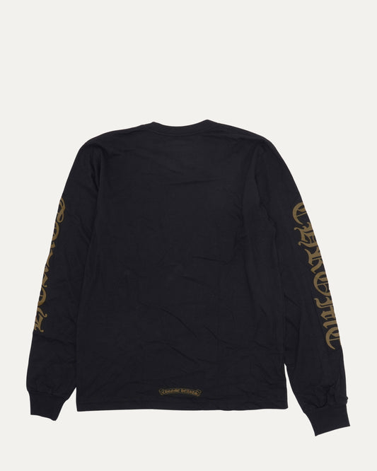 Neck Logo Long Sleeve Pocket T-Shirt