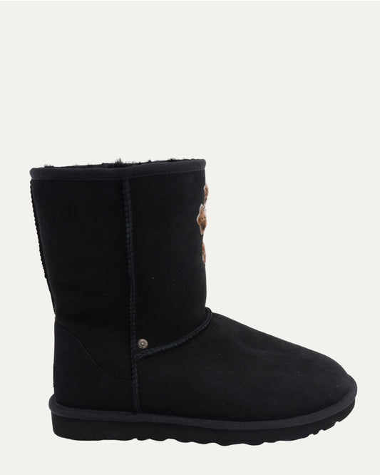Cross Patch Embellished Ugg Boots
