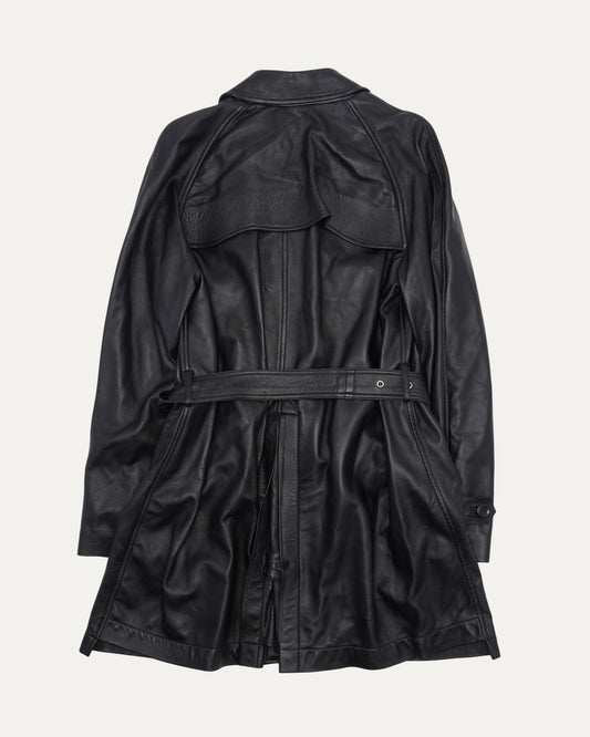Leather Trench Coat