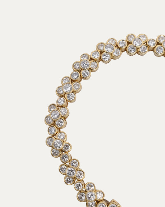 Gold Diamond Tennis Bracelet