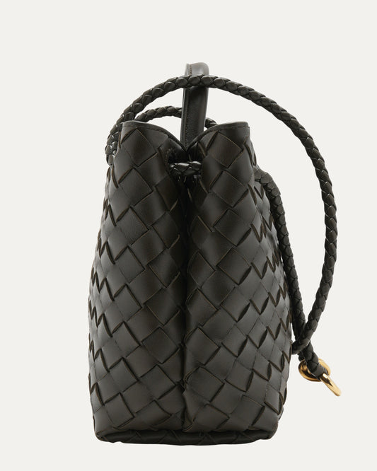 Andiamo Top Handle Intrecciato Bag Small